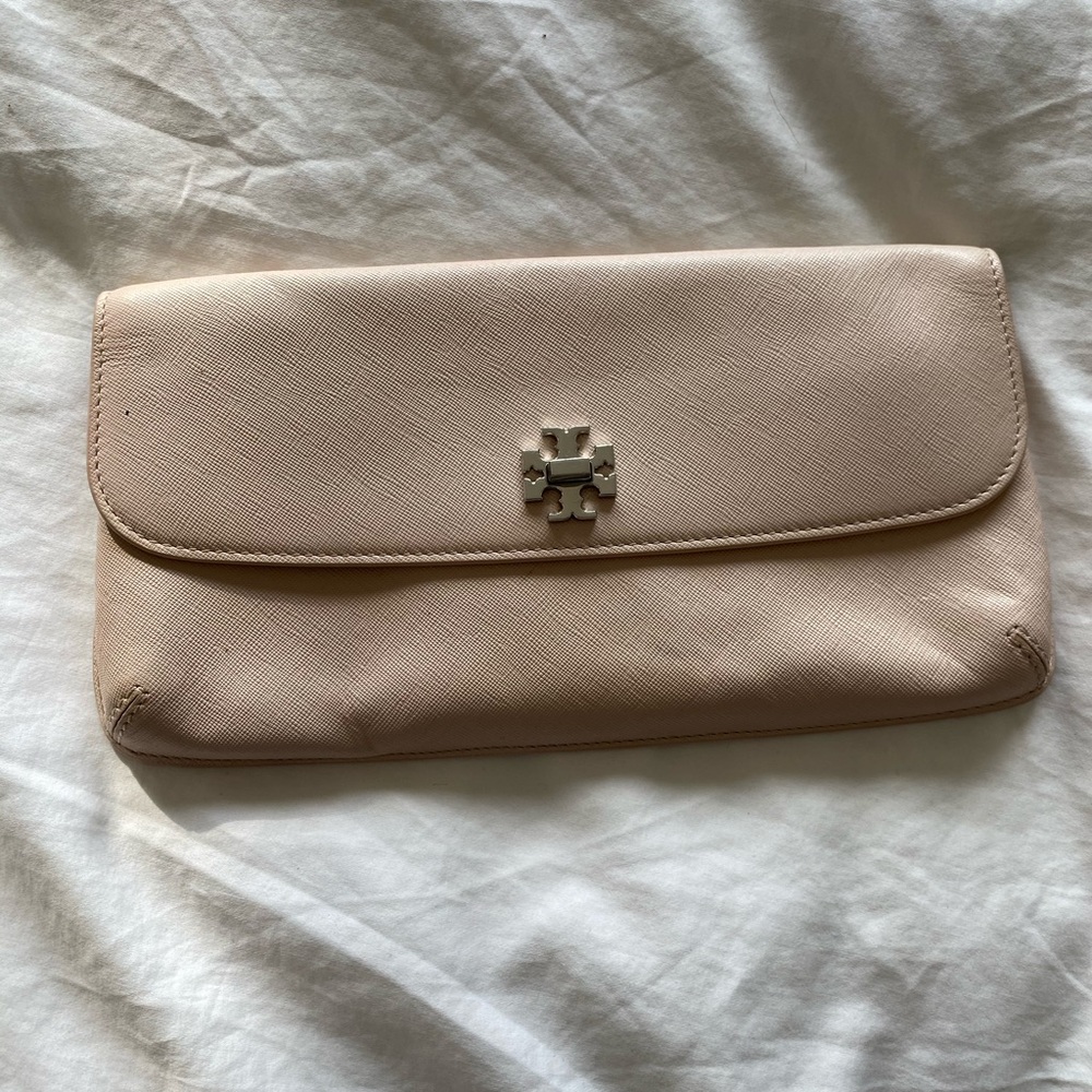 Tory Burch Pale Pink Clutch
